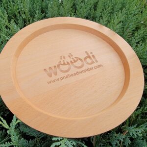 Holzschale mit Wöödi Logo
